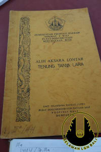 ganja dalam lontar usada